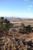 Bleno  vhled z vrcholu na lounsk kopce