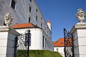Bratislavsk hrad  vstup do barokn zahrady