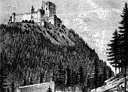 Boskovice  rytina hradu ped rokem 1848