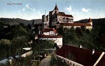 Perntejn  pohlednice z r. 1914