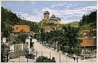 Karltejn  pohlednice z r. 1936