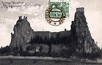 Trosky  pohlednice z r. 1911