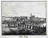 Praha  litografie z r. 1837