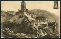 Karltejn  pohlednice (1918)