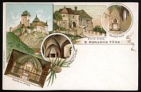 Karltejn  pohlednice (1899)