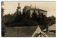 Vysok Chlumec  pohlednice (1907)