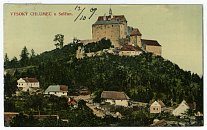 Vysok Chlumec  pohlednice (1909)