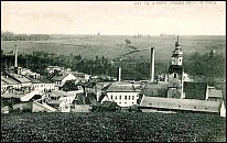 Hostinn  pohlednice, paprna le hned za kostelem (1910)