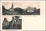 Pottejn  zmek  pohlednice (1901)