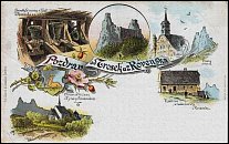 Trosky a Rovensko  pohlednice (1900)