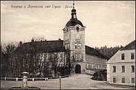 Kamenice nad Lipou  pohlednice (1918)