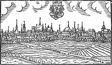Olomouc  veduta J. Willenberga (1593)