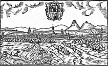 Uhersk Hradit a Buchlov  veduta J. Willenberga (konec 16. stol.)