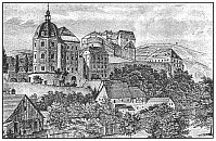 Beov nad Teplou  vyobrazen z 19. stol.