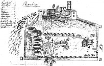 tramberk  hrad a msto (1727)