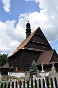 Rychmberk – roubený kostel v obci (Liberk)
