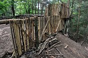 Ostrý u Lochovic – dřevěná palisáda