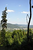 Fürstenwalde – výhled z cesty na vrchol