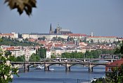 Pražský hrad z Vyšehradu