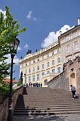 Pražský hrad ze Zámeckých schodů