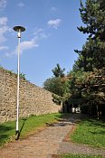 Uherský Brod – zeď u muzea (hradské brány)