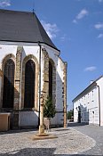 Mohelnice  kostel a budova muzea