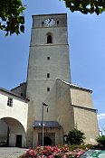 Klimkovice – kostel sv. Kateřiny od zámku