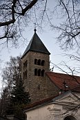 Neustupov – věž románského kostela