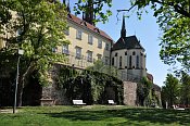 Brnen – pravděpodobné místo hradu, dnešní biskupství
