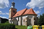 Těchlovice – kostel Stětí sv. Jana Křtitele