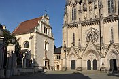Olomouc – kostel sv. Anny a katedrála sv. Václava