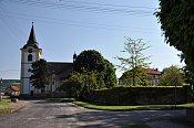 Sobčice – kostel a zámek