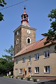 Droužkovice – zvonice a budova ObÚ