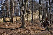 Lukov – hradby a věž Svatojánka