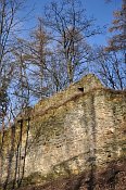 Lukov – hradby u Svatojánky