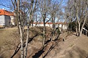Brandýs nad Labem – příkop ze zámecké zahrady