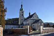 Jimramov – kostel Narození Panny Marie u zámku