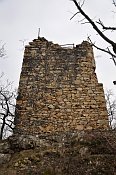Templštejn – štítová hradba