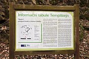 Templštejn – informační tabule