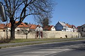 Louny – hradby na JZ straně