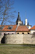 Louny – hradby na JZ straně