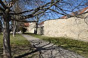 Louny – hradby na JZ straně