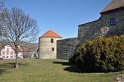 Louny – hradby na SZ straně
