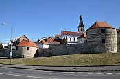 Louny – bašty v hradbách na SZ straně