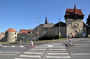 Louny – hradby na SZ straně a Žatecká brána