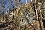 Velké Březno – cesta na hrad