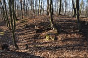 Velké Březno – jižní část hradu
