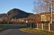 Velké Březno – výhled od zámku na Kozí vrch