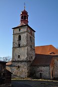 Stvolnky  chtrajc kostel Vech svatch