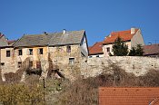 Úštěk – hradby na JV straně